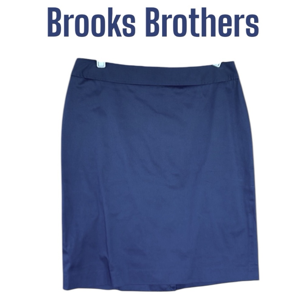 Brooks Brothers “346” Navy Fully Skirt Fully Lined Size 12.  EUC